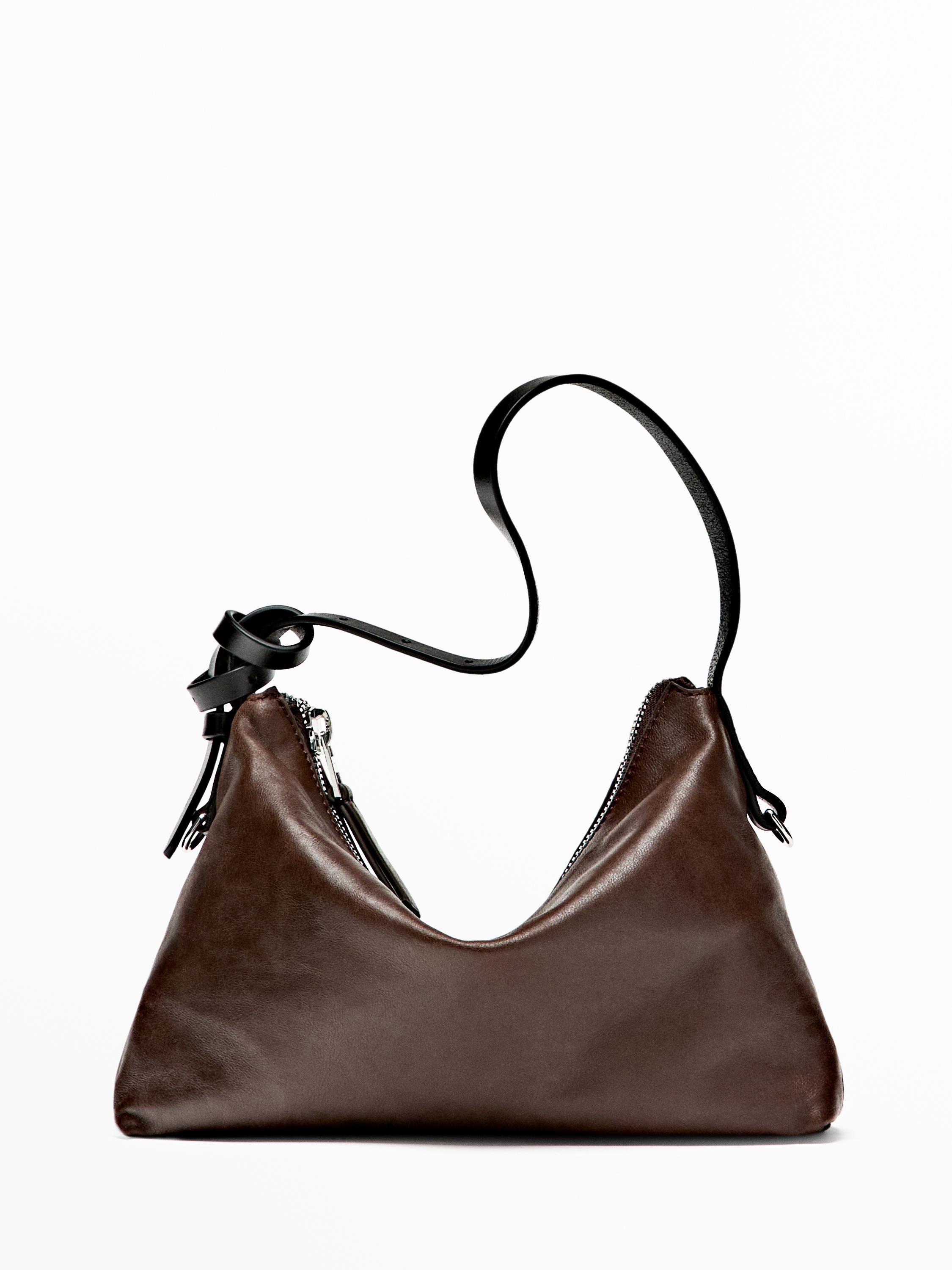 Small nappa leather bag